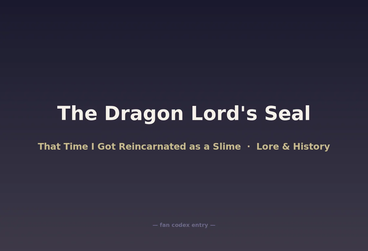 The Dragon Lord's Seal