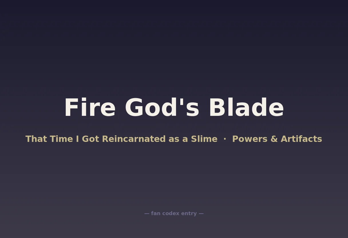 Fire God's Blade