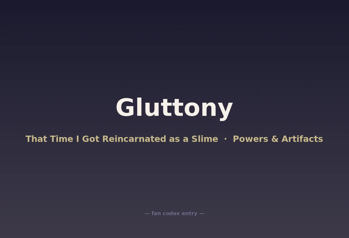 Gluttony