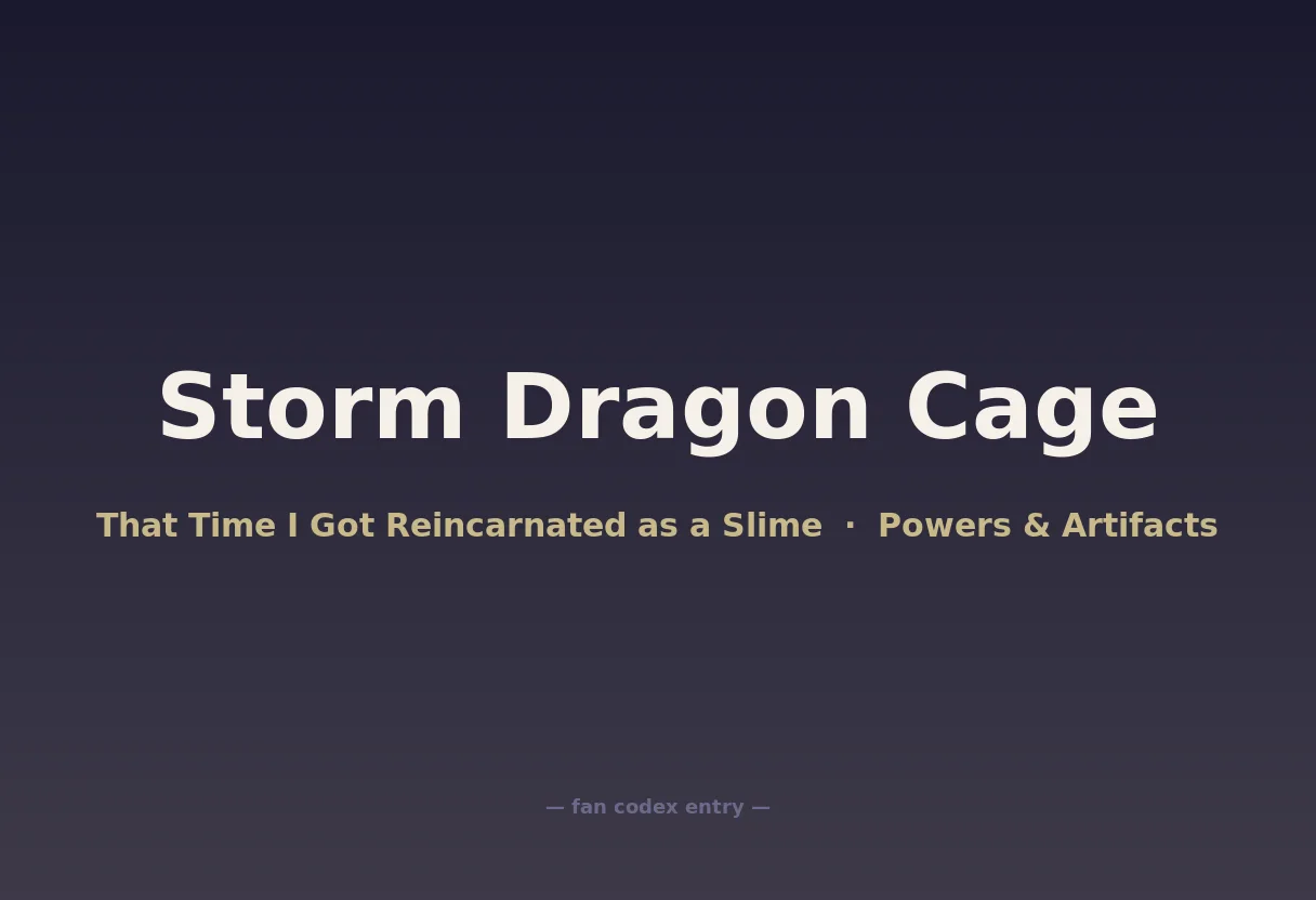 Storm Dragon Cage